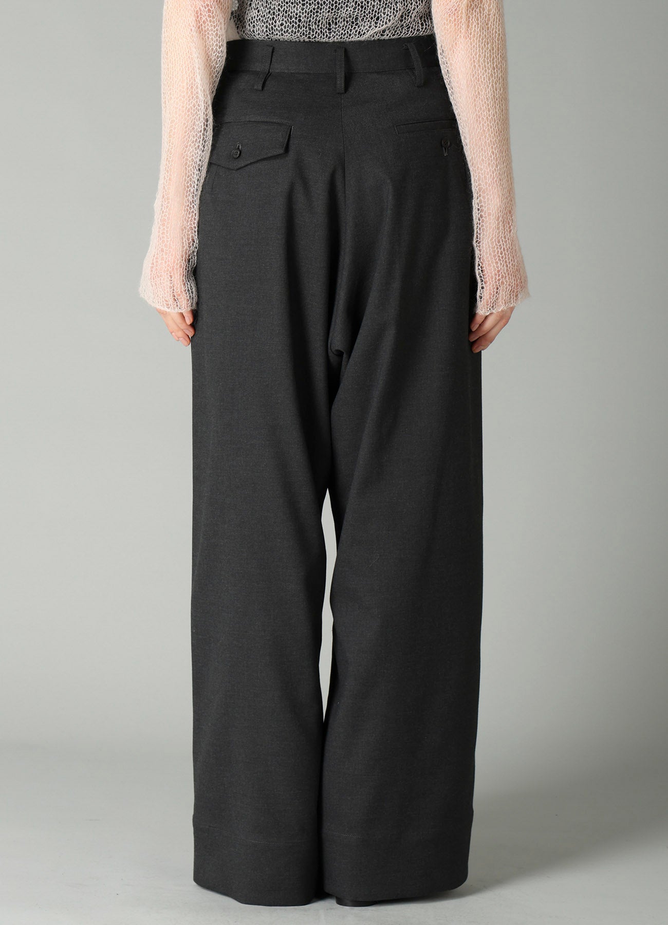 E/Ry TWILL MAXI WIDE PANTS