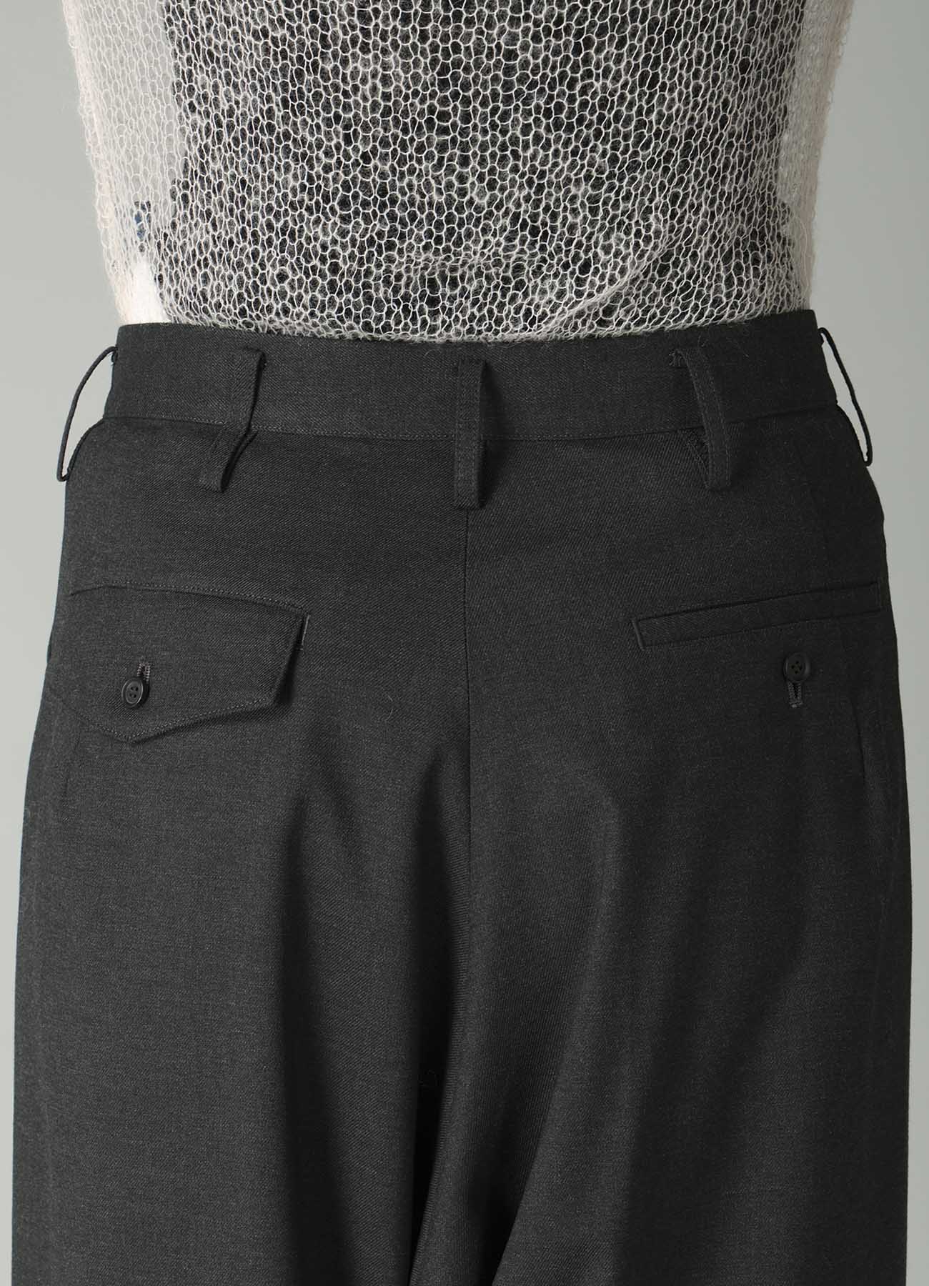 E/Ry TWILL MAXI WIDE PANTS