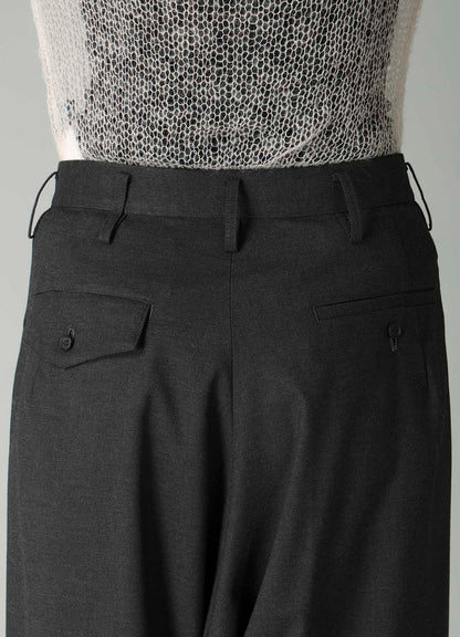 E/Ry TWILL MAXI WIDE PANTS
