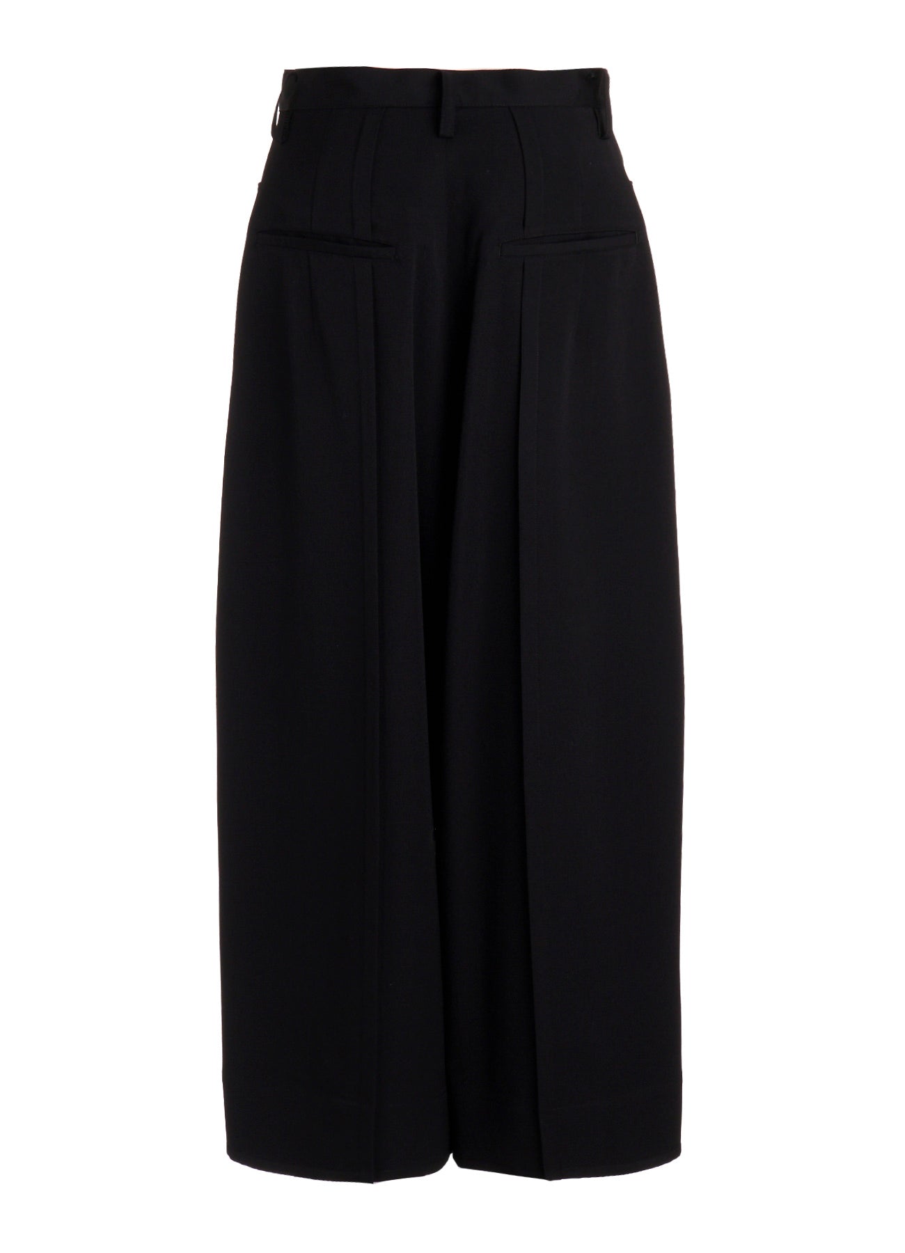 GABARDINE BACKSIDE TUCK BAGGY PANTS – THE SHOP YOHJI YAMAMOTO