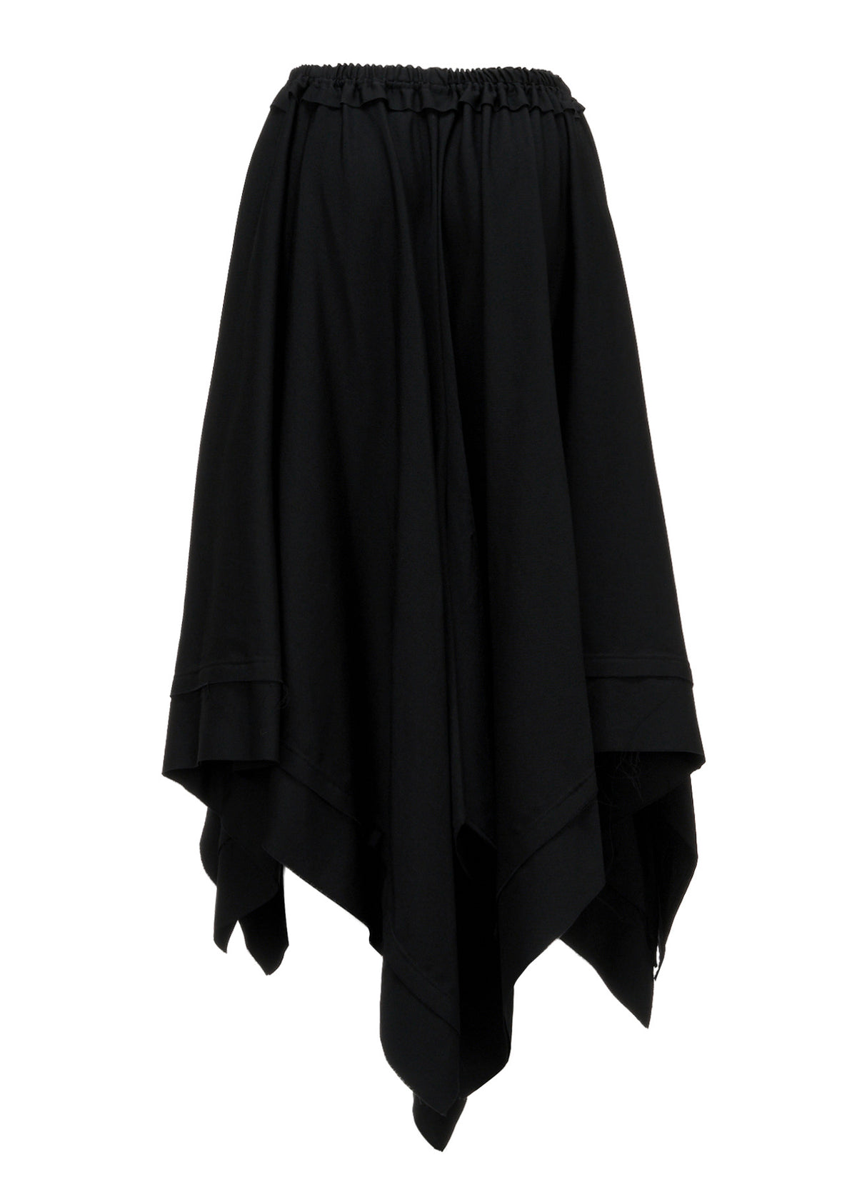 GABARDINE ASYMMETRIC MOVING SKIRT