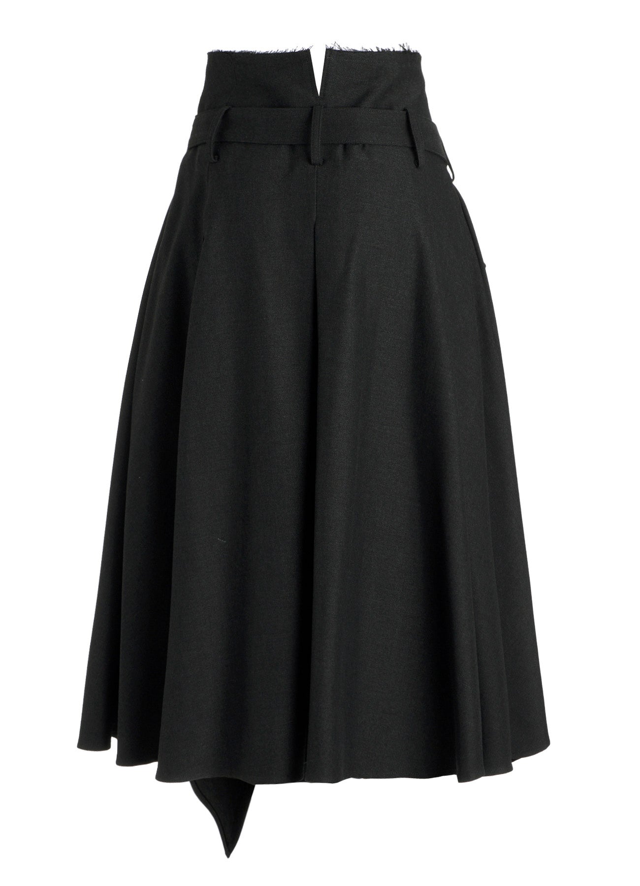 E/Ry TWILL TUCK&DRAPE WRAP SKIRT