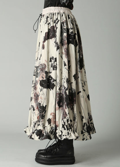 LACE FLOWER PT GATHERED SKIRT