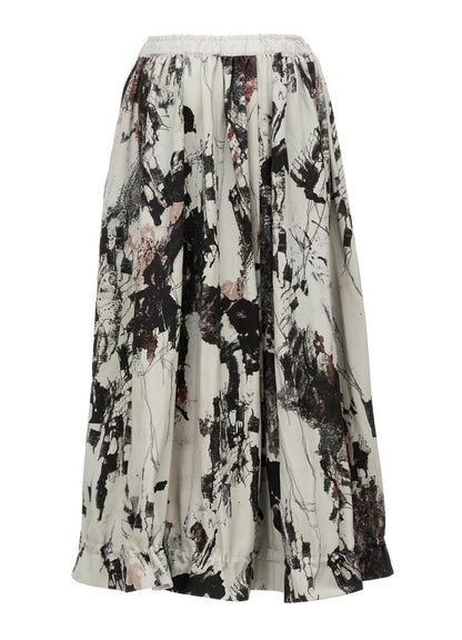 LACE FLOWER PT GATHERED SKIRT