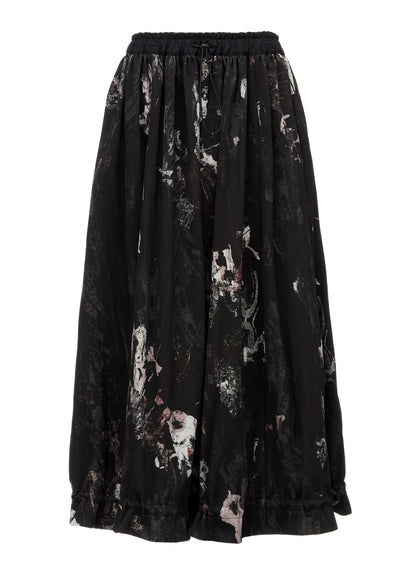 LACE FLOWER PT GATHERED SKIRT