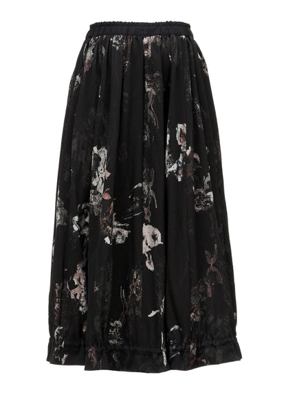 LACE FLOWER PT GATHERED SKIRT
