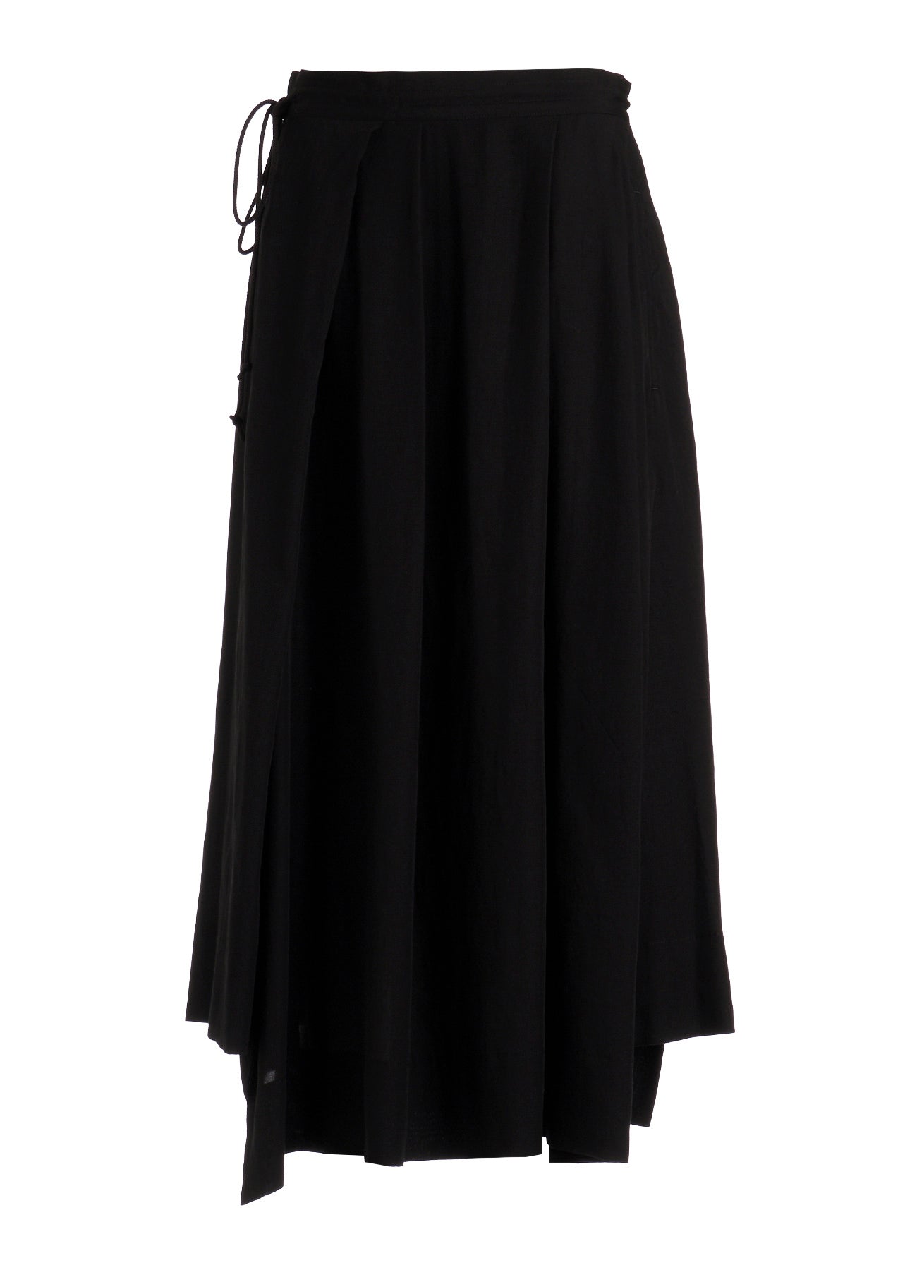 CELLULOSE POPLIN UNBALANCED TUCK SKIRT – THE SHOP YOHJI YAMAMOTO