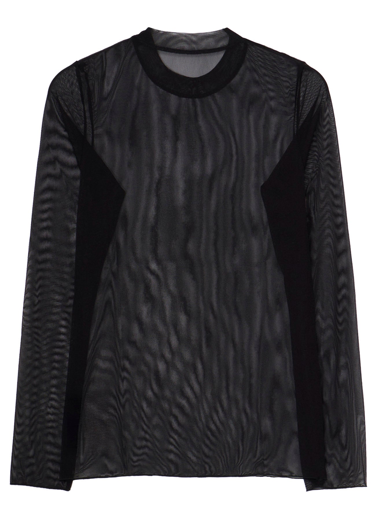 トップス ULTERIOR TwistedLooseMilanoRibKnitPoro WOOLY TULLE CREWNECK LONG SLV T – THE SHOP YOHJI YAMAMOTO