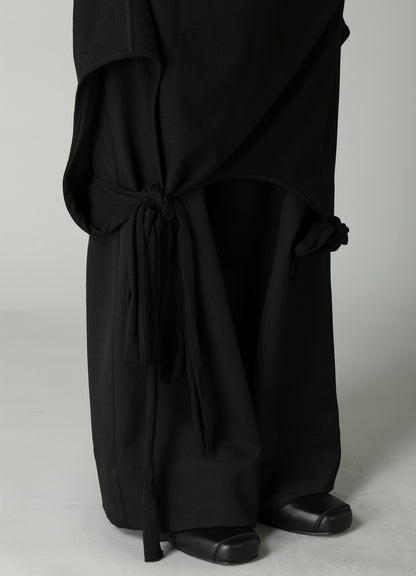 COTTON SINGLE JERSEY STRAP DETAIL T