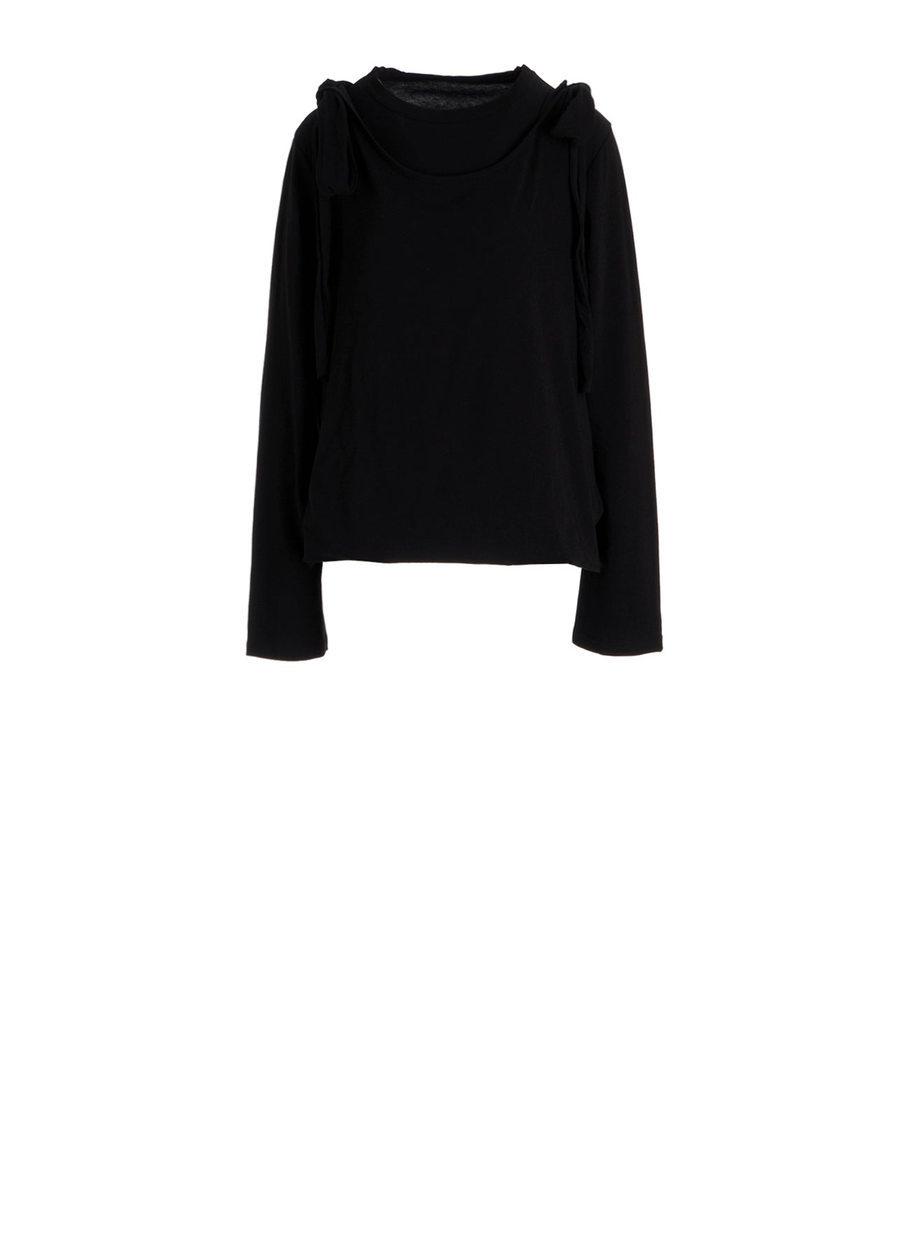 COTTON SINGLE JERSEY STRAP DETAIL T