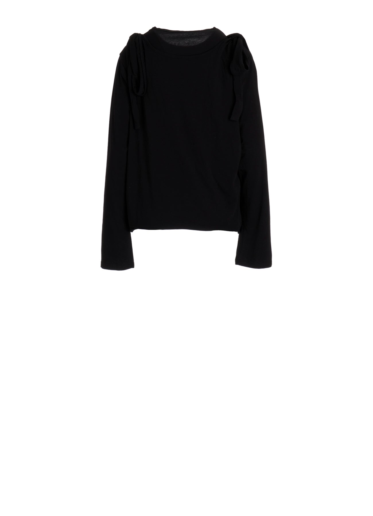 COTTON SINGLE JERSEY STRAP DETAIL T