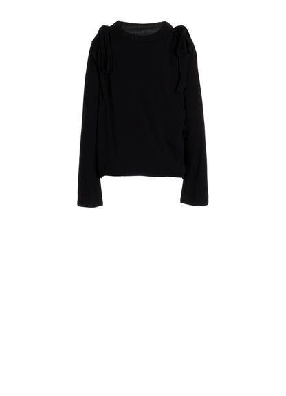 COTTON SINGLE JERSEY STRAP DETAIL T