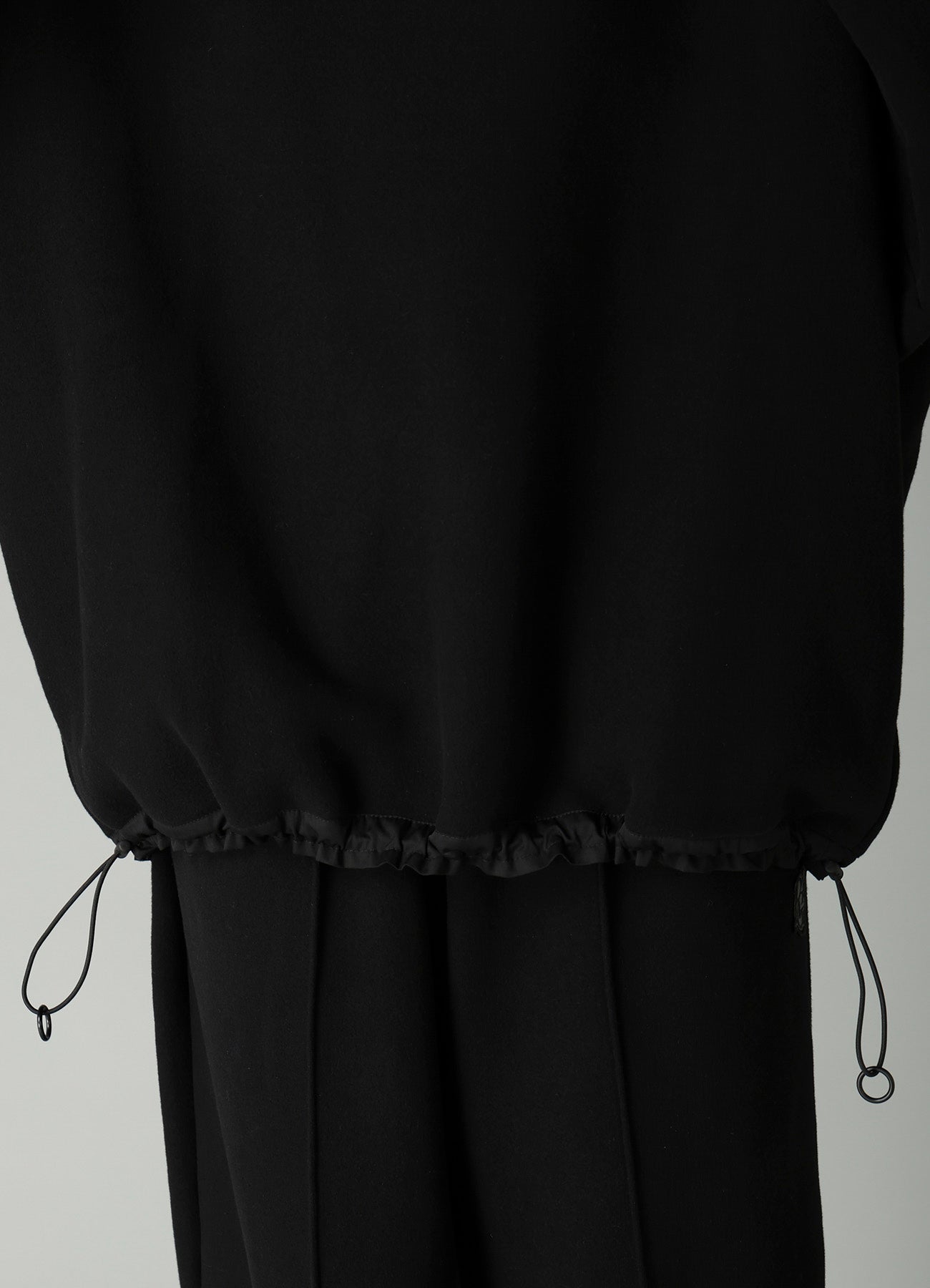 Liy/C BRUSHED FRENCH TERRY PULLOVER HIGHNECK HOODY