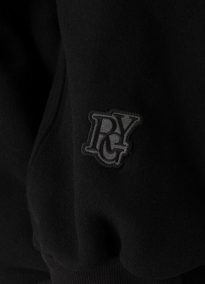 Liy/C BRUSHED FRENCH TERRY PULLOVER HIGHNECK HOODY