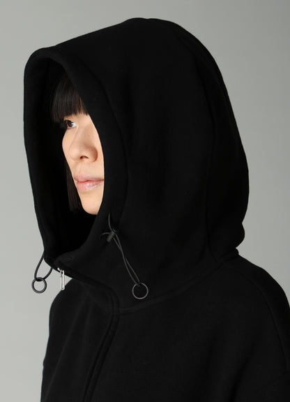 Liy/C BRUSHED FRENCH TERRY HIGHNECK HOODY