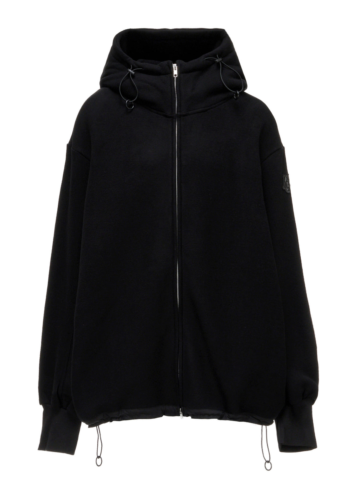 Liy/C BRUSHED FRENCH TERRY HIGHNECK HOODY