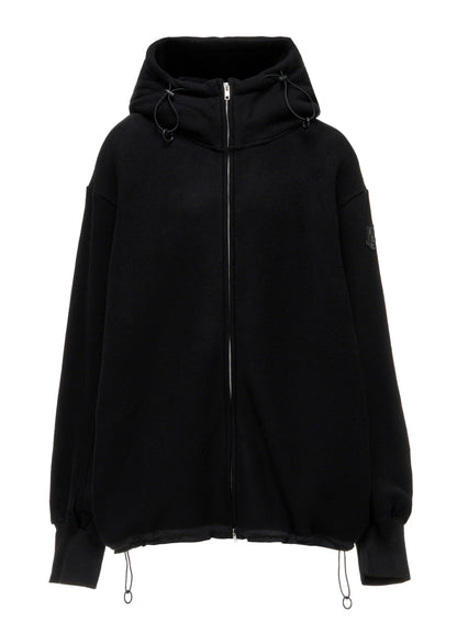 Liy/C BRUSHED FRENCH TERRY HIGHNECK HOODY