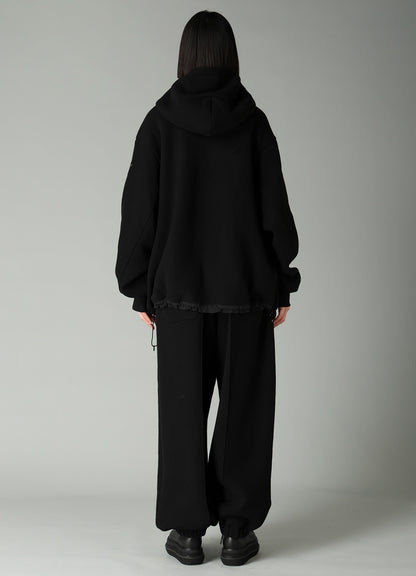 Liy/C BRUSHED FRENCH TERRY HIGHNECK HOODY