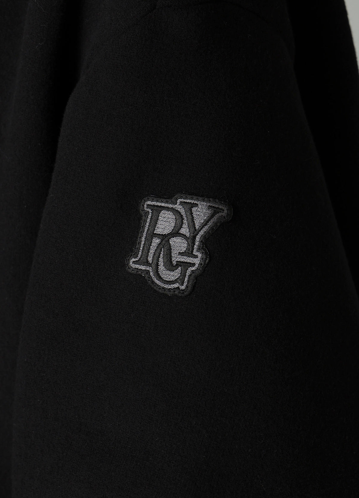 Liy/C BRUSHED FRENCH TERRY HIGHNECK HOODY
