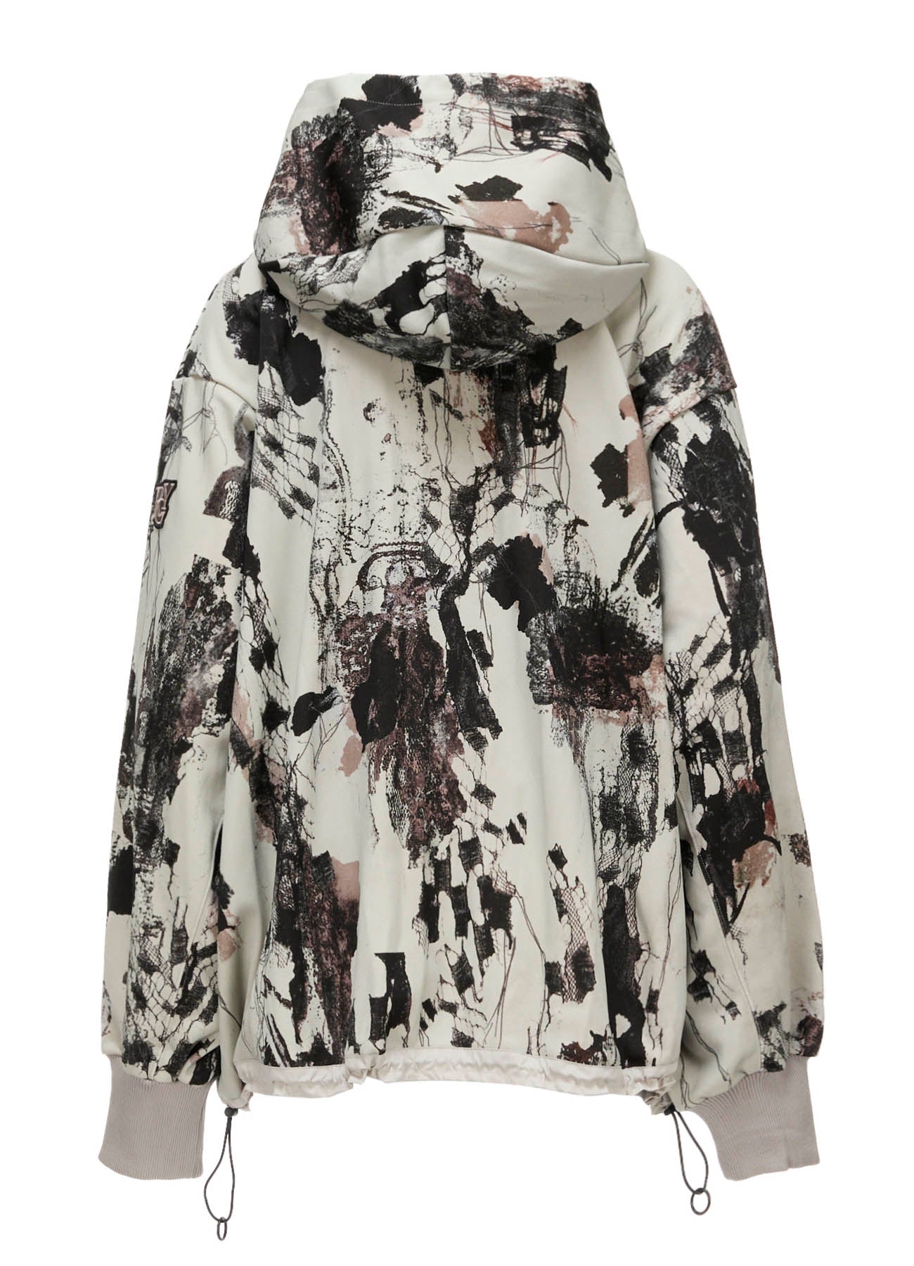 LACE FLOWER PT HIGHNECK HOODY