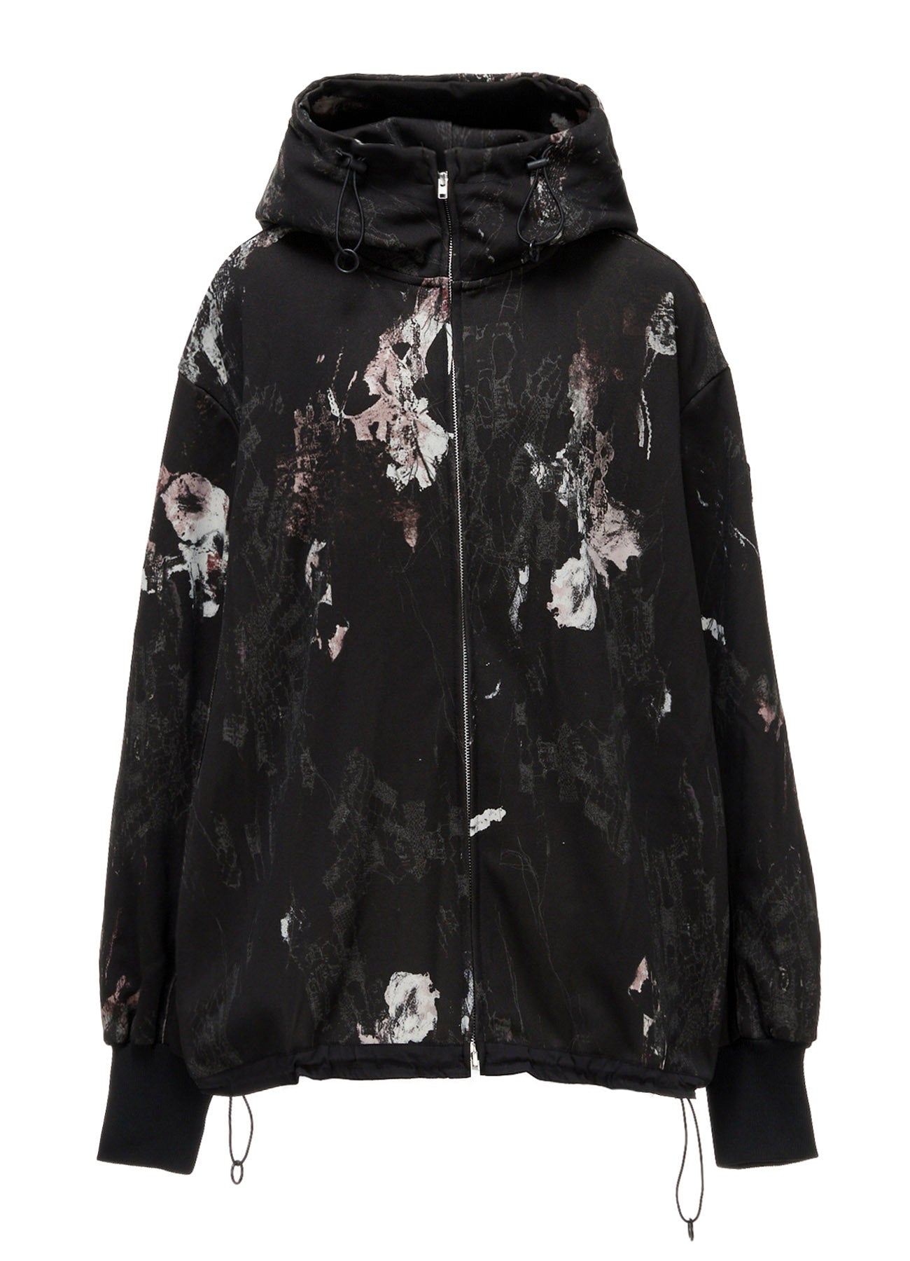 LACE FLOWER PT HIGHNECK HOODY