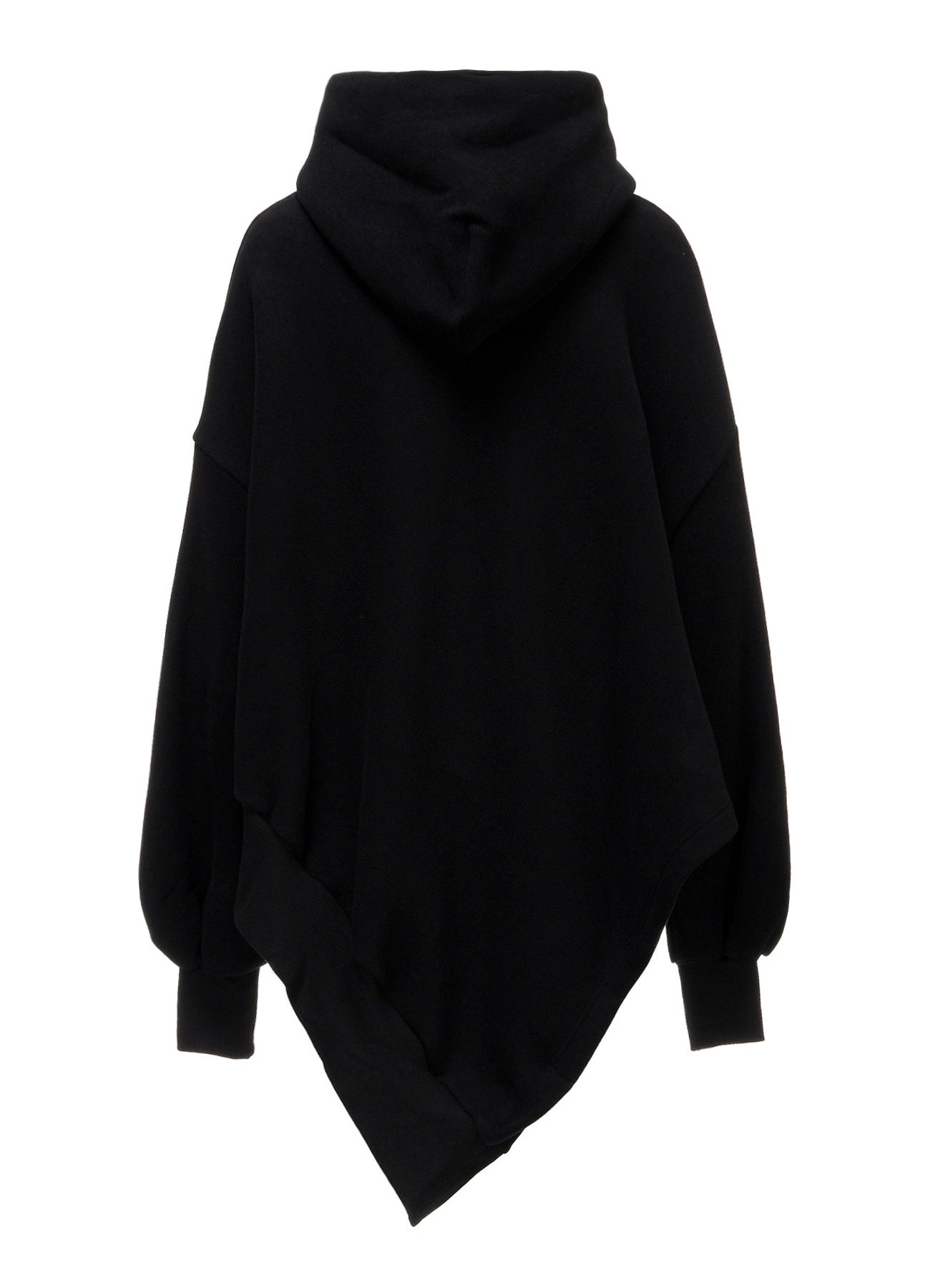 Liy/C BRUSHED FRENCH TERRY UNBALANCED HOODY