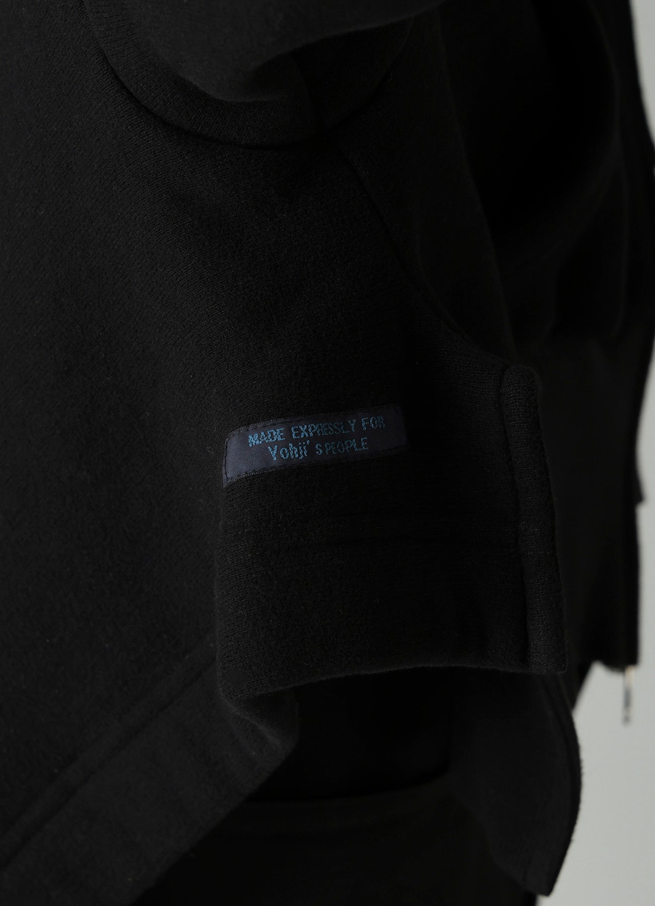 Liy/C BRUSHED FRENCH TERRY UNBALANCED HOODY