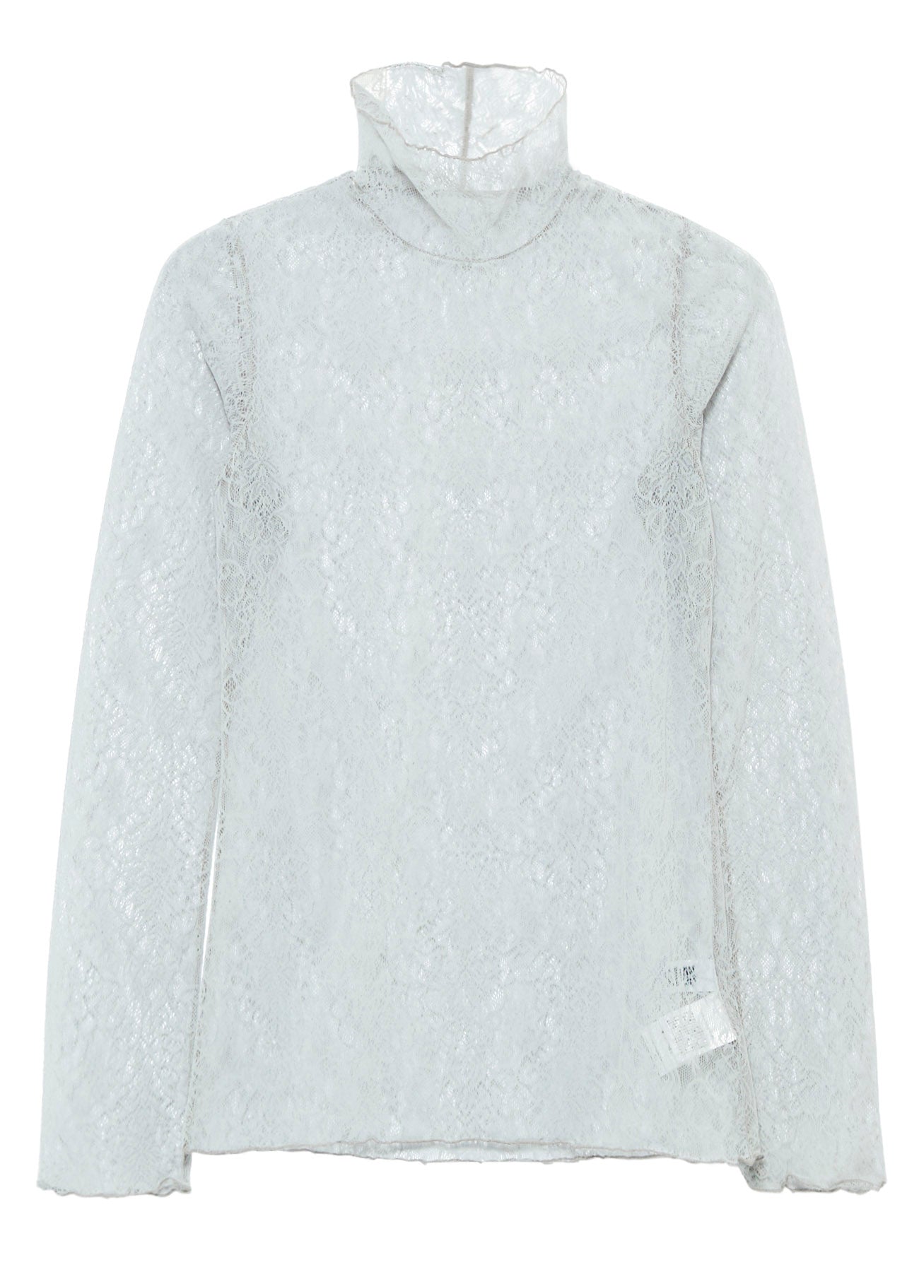 STREACH LACE TURTLENECK