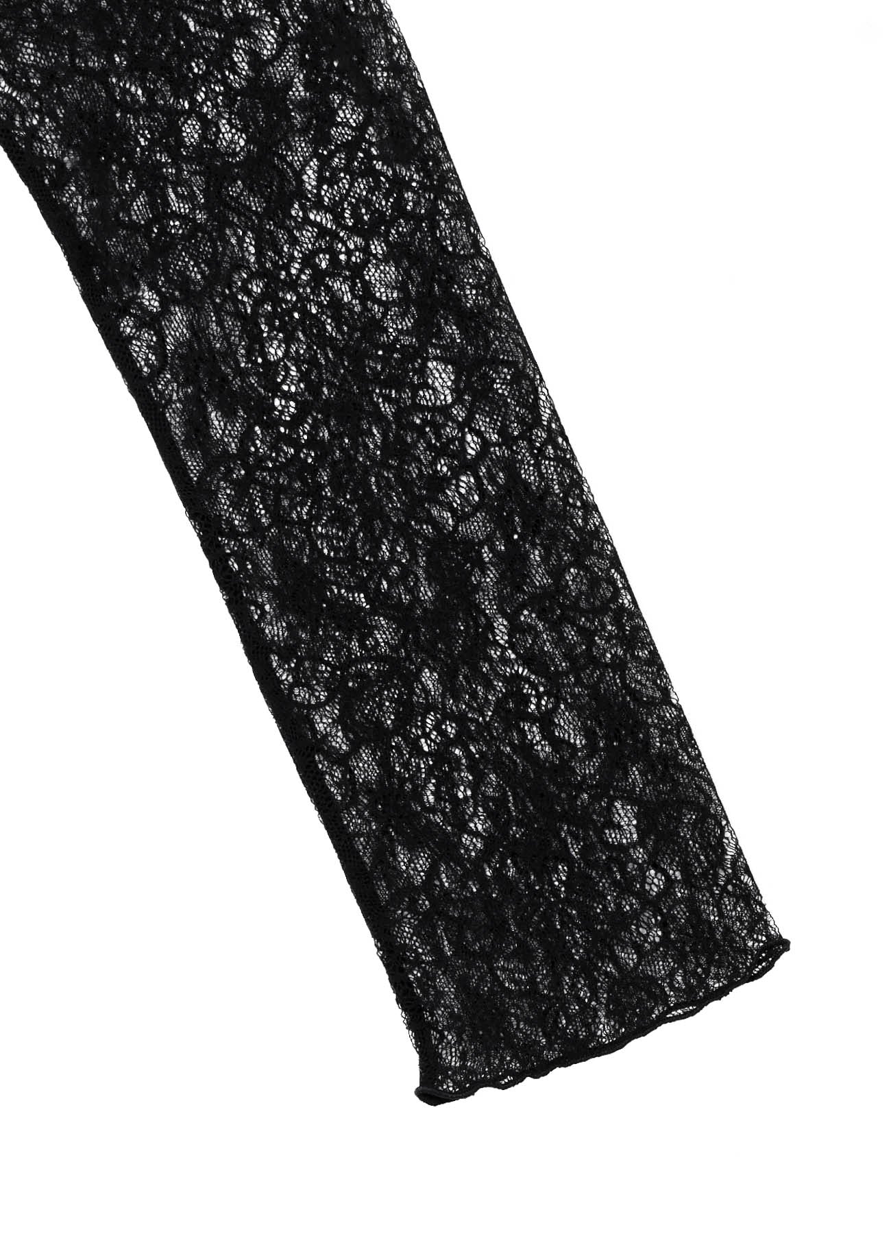 STREACH LACE TURTLENECK