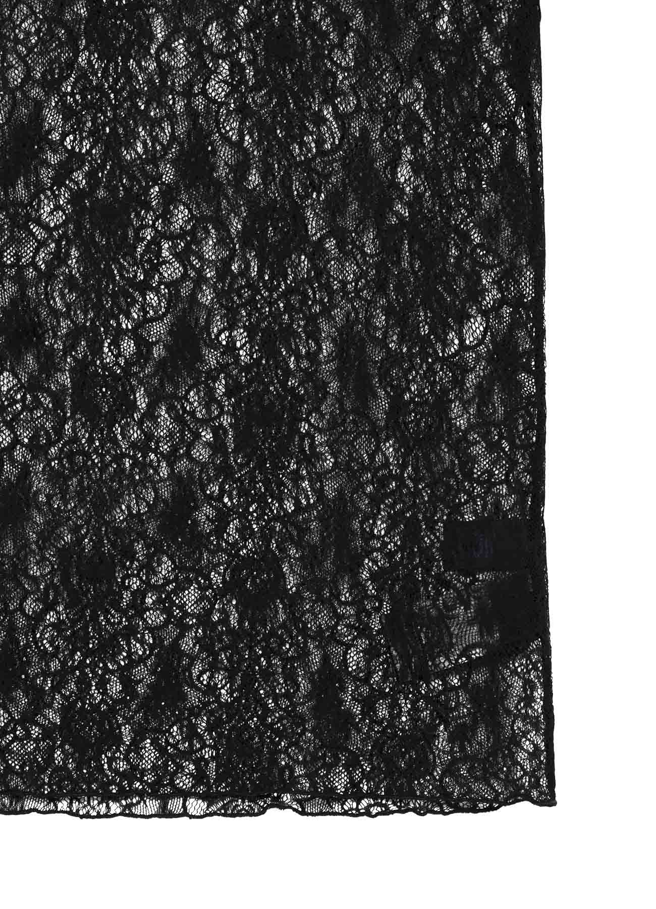 STREACH LACE TURTLENECK