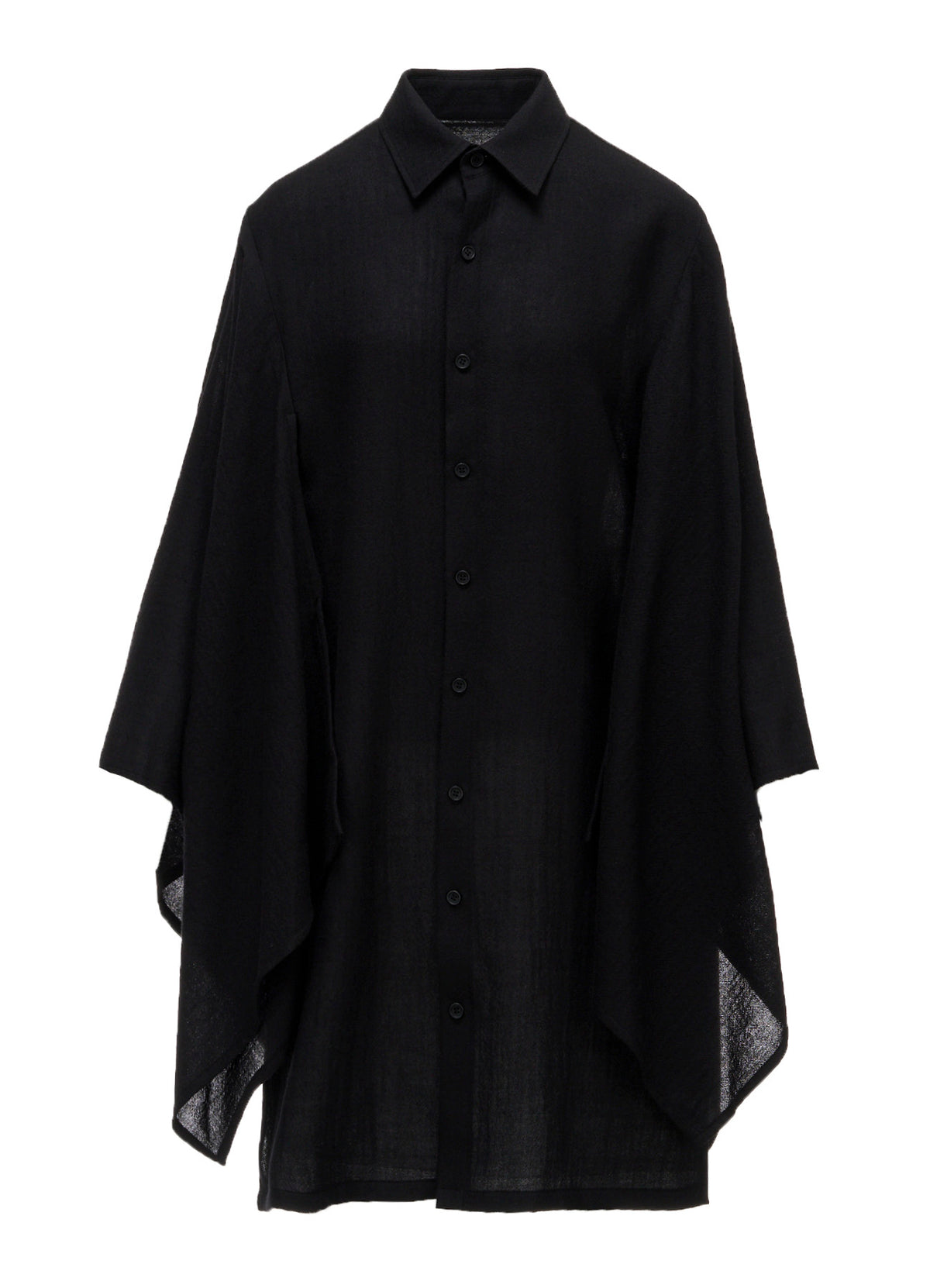 SOFT WOOL KIMONO SLEEVE BLOUSE
