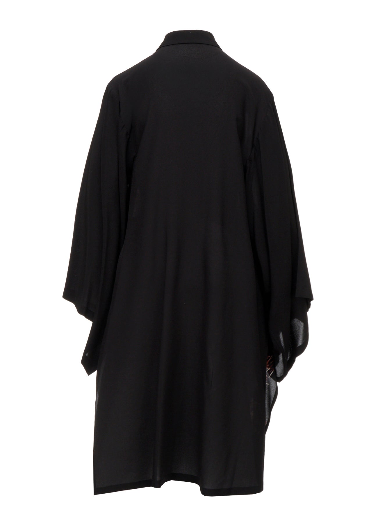 14MOMME DE CHINE PT ASYMMETRIC KIMONO BLOUSE