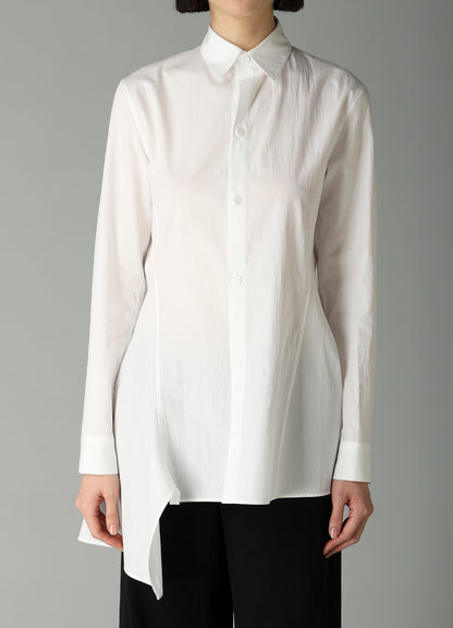 BROAD R PANELED LONG SHIRT
