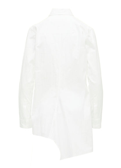 BROAD R PANELED LONG SHIRT