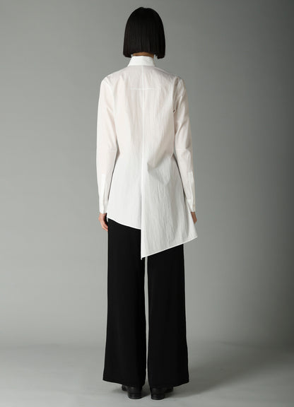 BROAD R PANELED LONG SHIRT