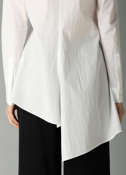 BROAD R PANELED LONG SHIRT