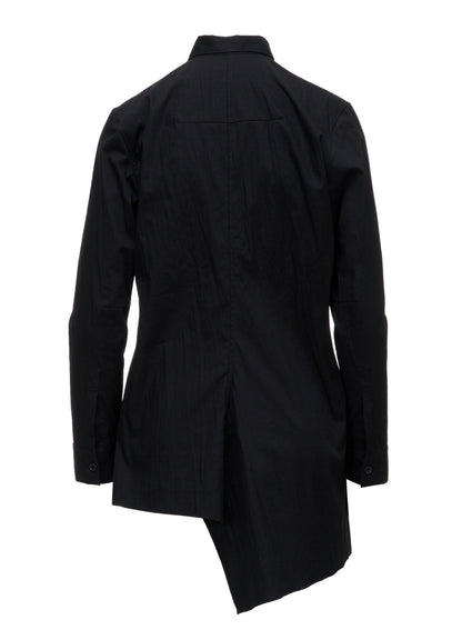 BROAD R PANELED LONG SHIRT