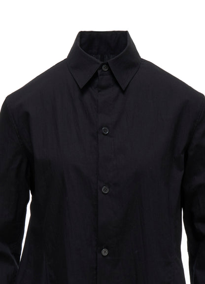 BROAD R PANELED LONG SHIRT