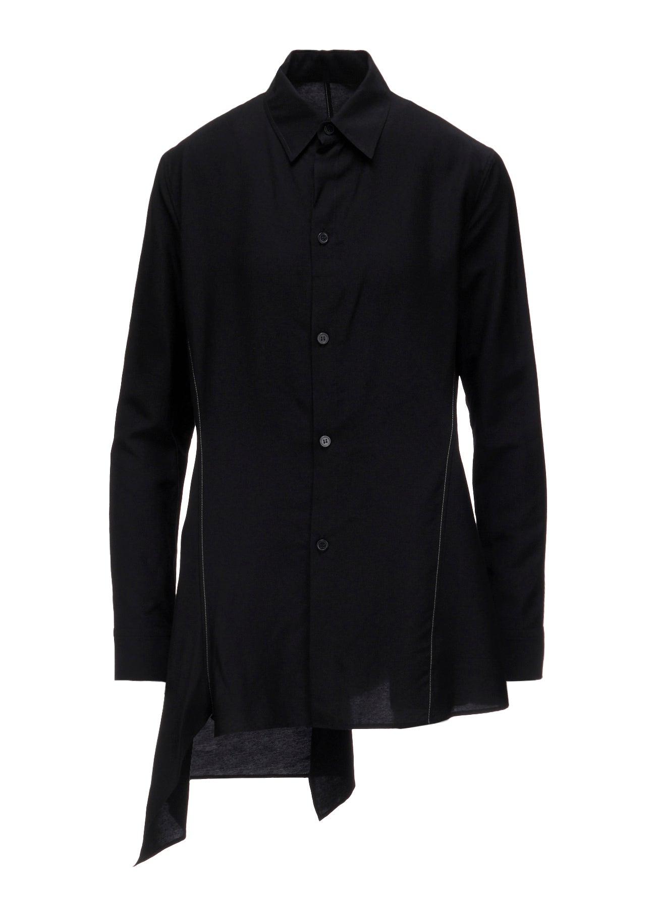 Ry/Si VOILE R PANELED LONG SHIRT