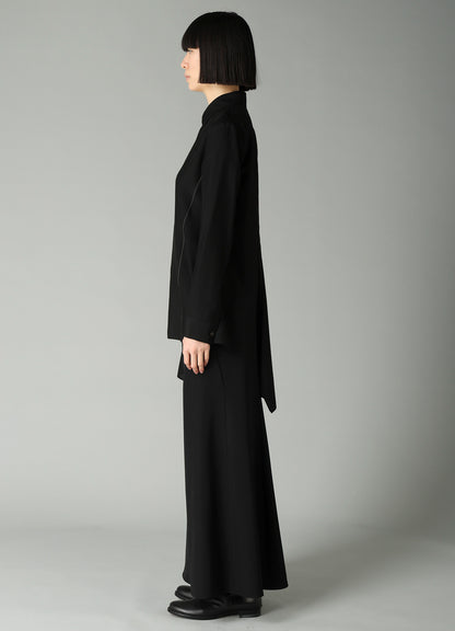 Ry/Si VOILE R PANELED LONG SHIRT
