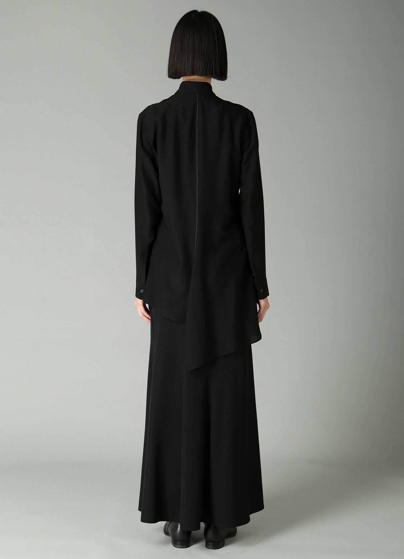 Ry/Si VOILE R PANELED LONG SHIRT