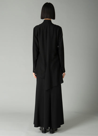 Ry/Si VOILE R PANELED LONG SHIRT