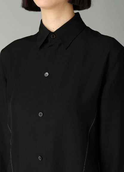 Ry/Si VOILE R PANELED LONG SHIRT