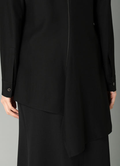 Ry/Si VOILE R PANELED LONG SHIRT