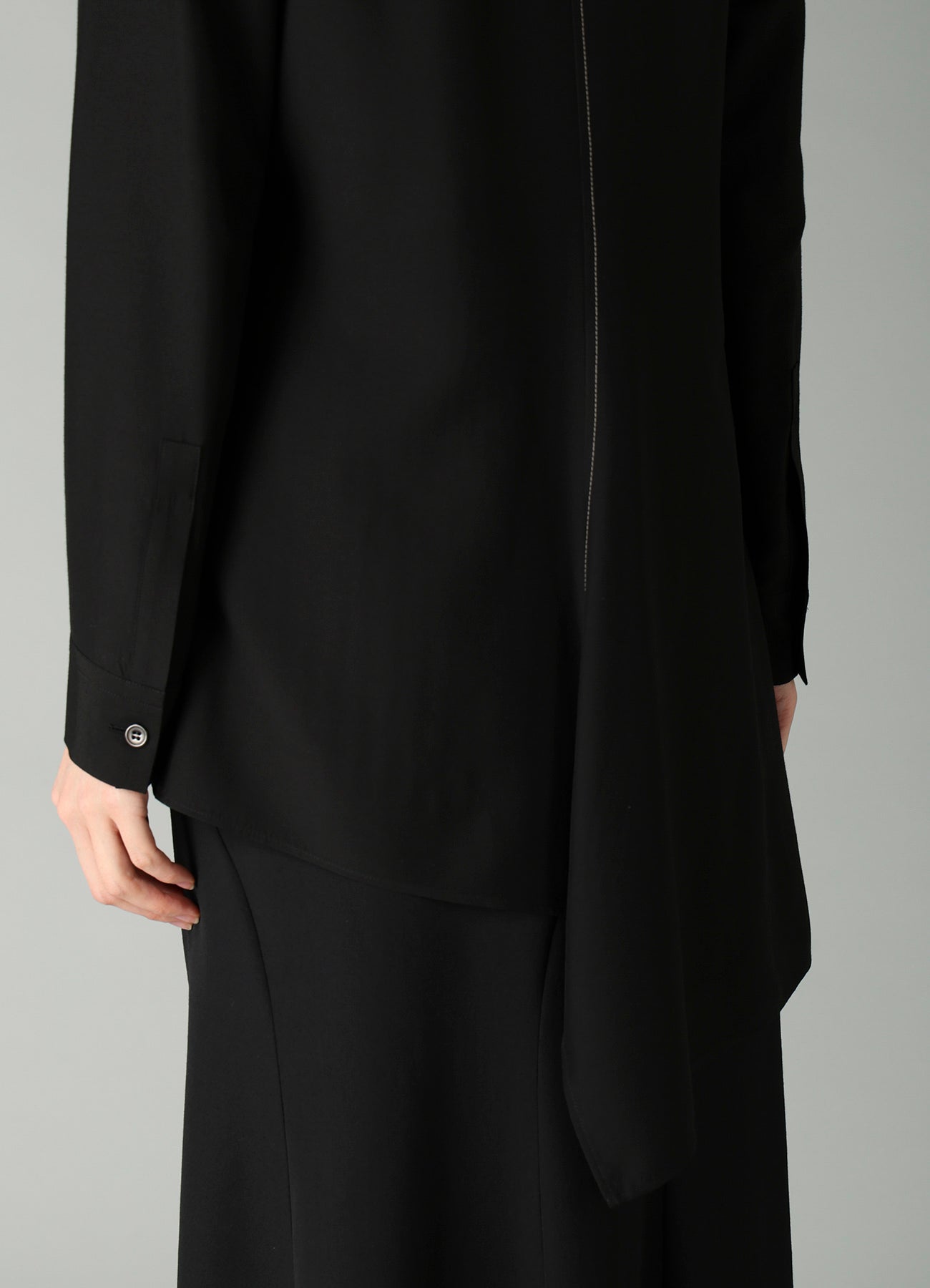 Ry/Si VOILE R PANELED LONG SHIRT