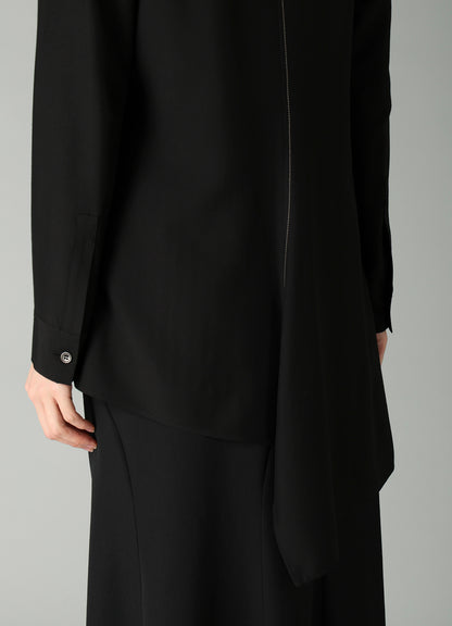 Ry/Si VOILE R PANELED LONG SHIRT