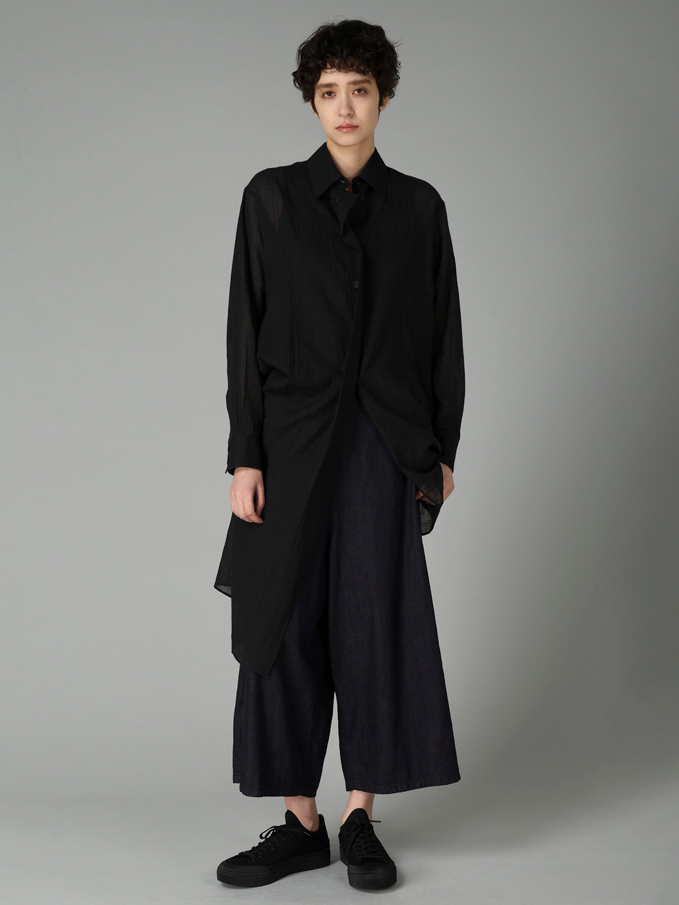 C/Li CATCH WASHER TUCK&DRAPE BLOUSE