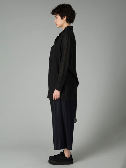 C/Li CATCH WASHER TUCK&DRAPE BLOUSE