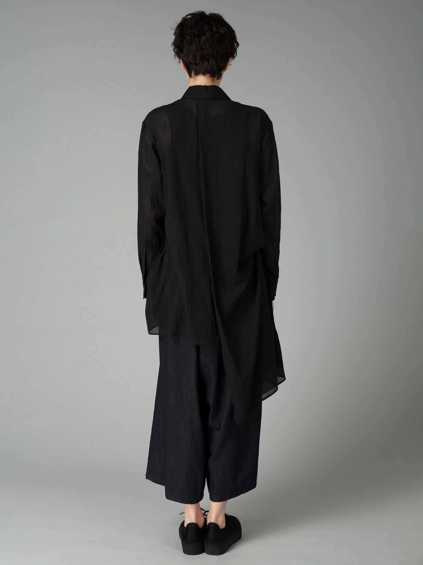 C/Li CATCH WASHER TUCK&DRAPE BLOUSE