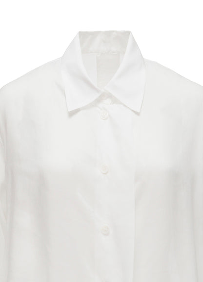 CELLULOSE LAWN TUCK&DRAPE BLOUSE